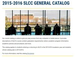 General College Catalog 2015-2016 by Salt Lake Community College