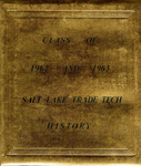 1962-1963 Scrapbook: Class of 1962 and 1963 Salt Lake Trade Tech History